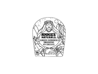 ANNIE'S NATURALS GREEN GODDESS DRESSING 85% ORGANIC logo