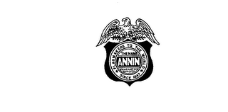 ANNIN FLAGMAKERS TO THE WORLD SINCE 1847 THE NAME GUARANTEES QUALITY logo