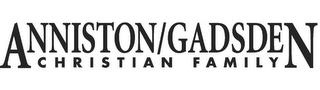 ANNISTON/GADSDEN CHRISTIAN FAMILY logo