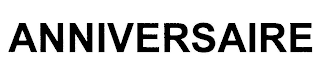 ANNIVERSAIRE logo