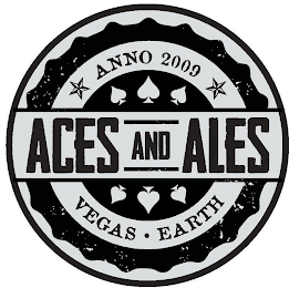 ANNO 2009 ACES AND ALES VEGAS EARTH logo