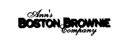 ANN'S BOSTON BROWNE COMPANY logo