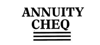 ANNUITY CHEQ logo
