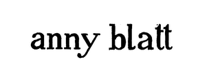 ANNY BLATT logo
