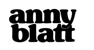 ANNY BLATT logo