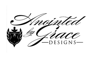 ANOINTED BY GRACE DESIGNS logo