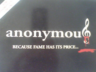 ANONYMOUS BECAUSE FAME HAS ITS PRICE... logo