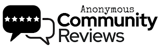 ANONYMOUS COMMUNITY REVIEWS logo