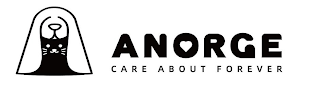 ANORGE CARE ABOUT FOREVER logo