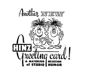 ANOTHER NEW HINZ GREETING CARD A MATCHLESS SELECTION OF STUDIO HUMOR logo