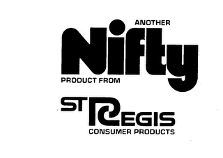 ANOTHER NIFTY PRODUCT FROM ST REGIS CONSUMER PRODUCTS logo