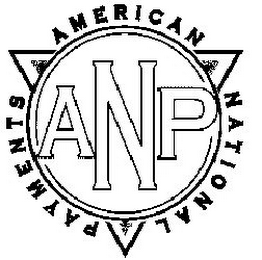ANP AMERICAN NATIONAL PAYMENTS logo