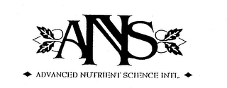 ANS ADVANCED NUTRIENT SCIENCE INTL. logo