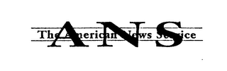 ANS THE AMERICAN NEWS SERVICE logo