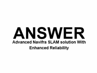 ANSWER ADVANCED NAVIFRA SLAM SOLUTION WITH ENHANCED RELIABILITY logo