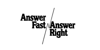 ANSWER FAST ANSWER RIGHT logo