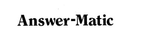 ANSWER-MATIC logo