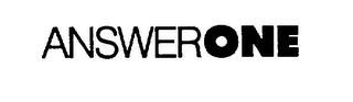 ANSWER ONE logo
