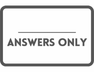 ANSWERS ONLY logo