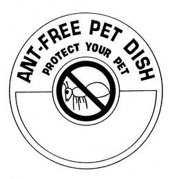 ANT-FREE PET DISH PROTECT YOUR PET logo