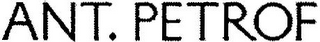 ANT. PETROF logo