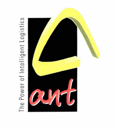 ANT THE POWER OF INTELLIGENT LOGISTICS logo