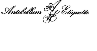 ANTEBELLUM AE ETIQUETTE logo