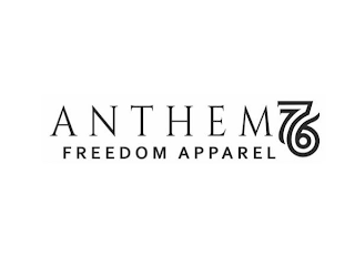 ANTHEM 76 FREEDOM APPAREL logo