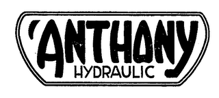 'ANTHONY HYDRAULIC logo