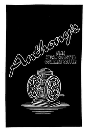 ANTHONY'S FINE MICRO ROASTED GOURMET COFFEE logo