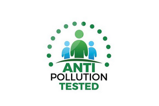 ANTI POLLUTION TESTED logo