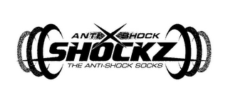 ANTI SHOCK SHOCKZ THE ANTI-SHOCK SOCKS logo
