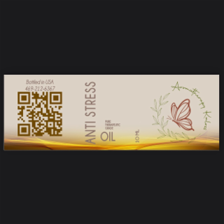 ANTI STRESS 10 ML KALOSS BOTTLED IN USA 469-212-6367 PURE THERAPEUTIC GRADE OIL logo