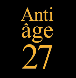 ANTI ÂGE 27 logo