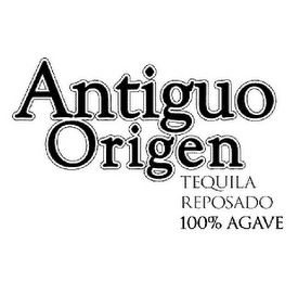 ANTIGUO ORIGEN TEQUILA REPOSADO 100% AGAVE logo