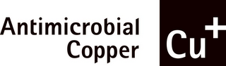 ANTIMICROBIAL COPPER CU+ logo