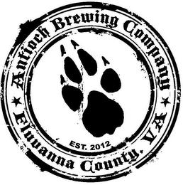 ANTIOCH BREWING COMPANY FLUVANNA COUNTY, VA EST. 2012 logo