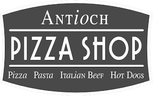 ANTIOCH PIZZA SHOP PIZZA PASTA ITALIAN BEEF HOT DOGS logo