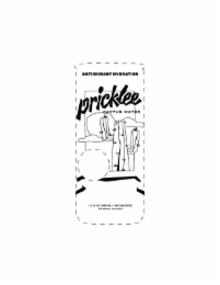ANTIOXIDANT HYDRATION PRICKLEE CACTUS WATER 12 FL OZ  360 ML 40 CALORIES NATURALLY FLAVORED" logo