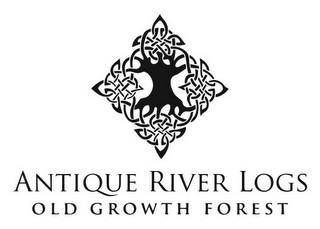 ANTIQUE RIVER LOGS OLD GROWTH FOREST logo