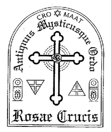 ANTIQUUS MYSTICUSQUE ORDO ROSAE CRUCIS CRO MAAT logo