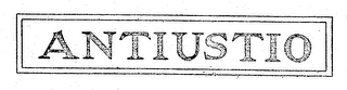 "ANTIUSTIO" logo