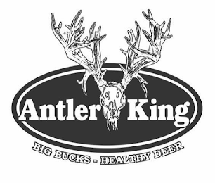 ANTLER KING BIG BUCKS - HEALTHY DEER logo