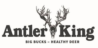 ANTLER KING BIG BUCKS - HEALTHY DEER logo