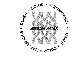 ANTON MAIX DESIGN COLOR PERFORMANCE logo