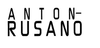 ANTON-RUSANO logo