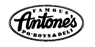 ANTONE'S FAMOUS PO'BOYS & DELI logo