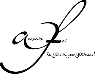 ANTONIA FEI BE YOU IN YOUR YOUNESS! logo