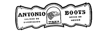 ANTONIO CALIDAD DE EXPORTACION HDEZ BOOTS HECHO EN MEXICO logo