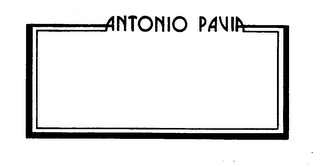 ANTONIO PAVIA logo